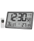 Jumbo NEO LCD Wetter-Wanduhr grau