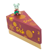 Geschenkschachtel Weihnachten cremerot