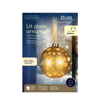 Kugelleuchte LED 14cm go/ws