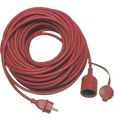 Verl&auml;ngerung IP44 25m rot
