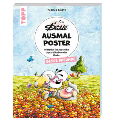 DIDDL Ausmalposter Beste Freunde