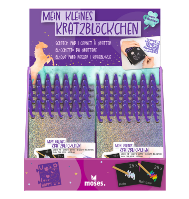 Mein kleines Kratzbl&ouml;ckchen Pferde
