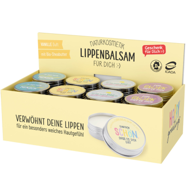 Lippenpflege Happy Greetings sortiert