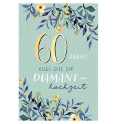 Diamantene Hochzeitskarte