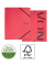Ringbuch 30120025, A4 Karton rot