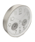  Wanduhr 12989, wei&szlig;/silber