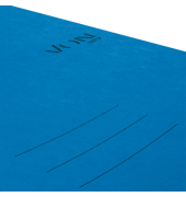 Dreifl&uuml;gelmappe Karton A4 blau