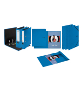 Ordnungsmappe Karton A4 6tlg. blau