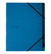 Ordnungsmappe 30150035, blau, 12 F&auml;cher
