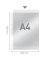 Prospekth&uuml;lle PP A4 55&micro;m 10ST transparent