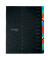 Ordnungsmappe 30150095, schwarz, 12 F&auml;cher
