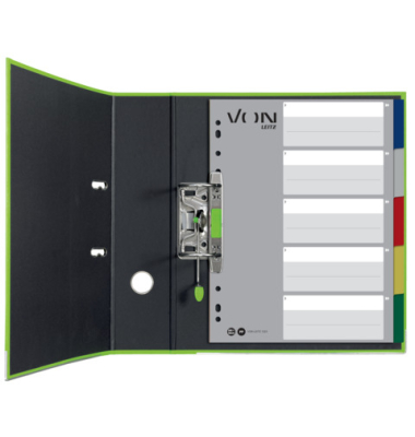 Register Blanko PP A4 &Uuml;B 5Tab sortiert