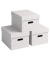 Archivbox 15L 3ST wei&szlig;
