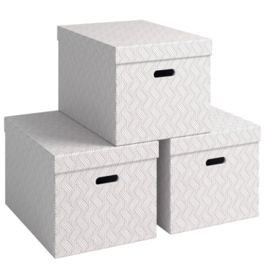 Archivbox 46L 3ST wei&szlig;