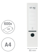 Ordner A42R80mm wei&szlig;