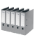 Ordner A42R80mm grau