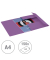 Dreifl&uuml;gelmappe Karton A4 violett