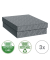 Archivbox 7L 3ST grau