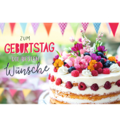 Geburtstagskarten 51-11188 17x11,5 cm 170mm x 115mm (BxH) bunt