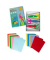Bastelschere 3ST + 20 BL farbiges Papier