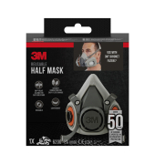 Halbmaske 6200PRO grau TPE Kunststoff 6200PRO