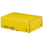 Versandkarton Mail-Box S 821497227820 gelb, bis DIN A5+, innen 250x170x70mm, Pappe