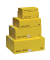 Versandkarton Mail-Box M 821497226920 gelb, bis DIN A4+, innen 330x235x103mm, Pappe
