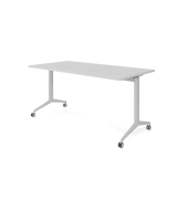 Klapptisch VKFZ, 75cm (H), grau / silber, mit Rollen