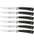 Elegance Glossy Black Steak Set 6-tlg.