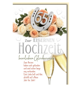Eiserne Hochzeitskarte