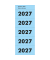 Inhaltsschilder ZLA-06227, 2027, blau, 