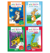 Malbuch lustige Punkte-Bilder sortiert