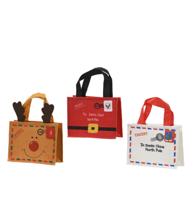 Weihnachtlicher Handtasche sortiert