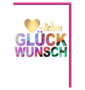Gl&uuml;ckwunschkarten 5410016 11,5x17 cm 115mm x 170mm (BxH) bunt