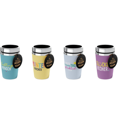 Thermobecher to go Happy Greetings sort.