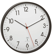  Wanduhr 60.3537.01, schwarz/wei&szlig;