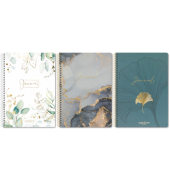 Journal Spirale dotted A5 sortiert