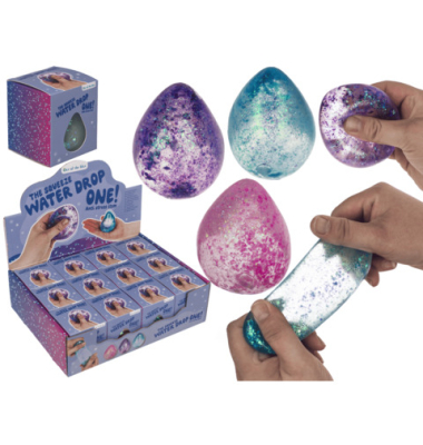 Anti-Stress-Ball Wassertropfen sortiert