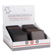 Geldb&ouml;rse RFID Leder sortiert