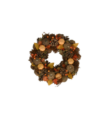 Herbstkranz D33xH8cm orange
