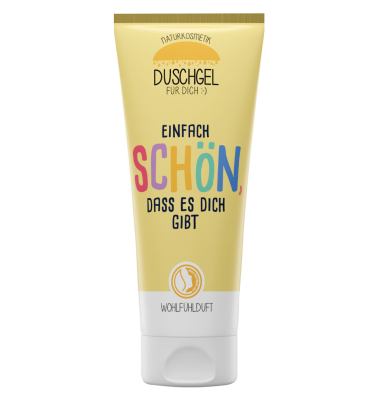 Duschgel Happy Greetings gelb