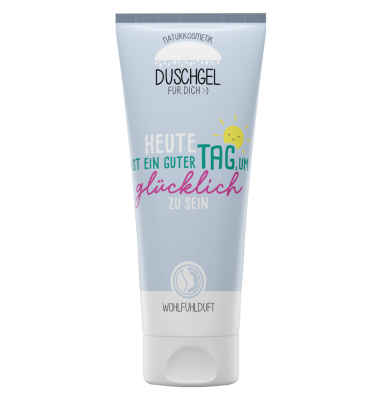 Duschgel Happy Greetings blau