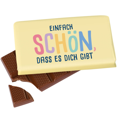 Schokolade Happy Greetings gelb