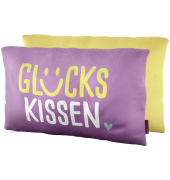 Kissen Happy Greetings violett