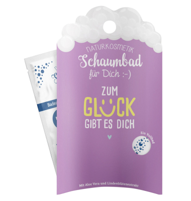 Schaumbad Happy Greetings violett
