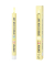 Stabkerze LED Happy Greetings gelb
