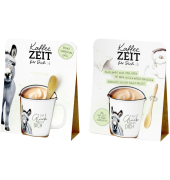 Kaffeezeit Lucky Friends Esel