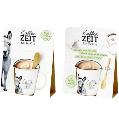 Kaffeezeit Lucky Friends Esel