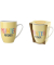 Kaffeebecher Happy Greetings gelb
