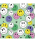 Motivserviette 33x33cm Smiley Gr&uuml;n